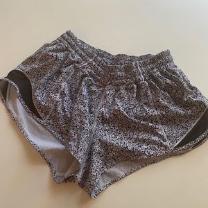Lululemon flower print booty shorts